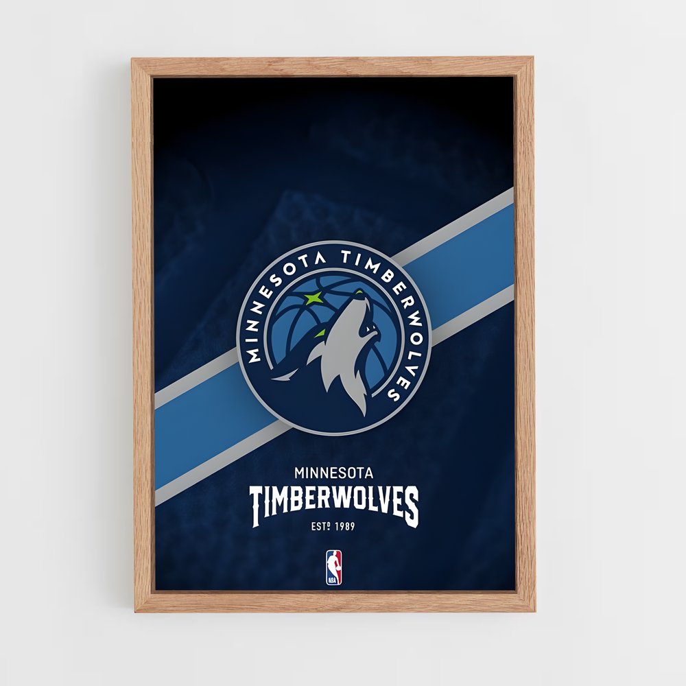 Poster Timberwolves Spirit – affiche Basketball (vue 4)